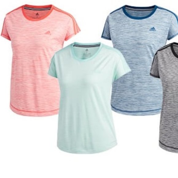adidas striped shirt womens